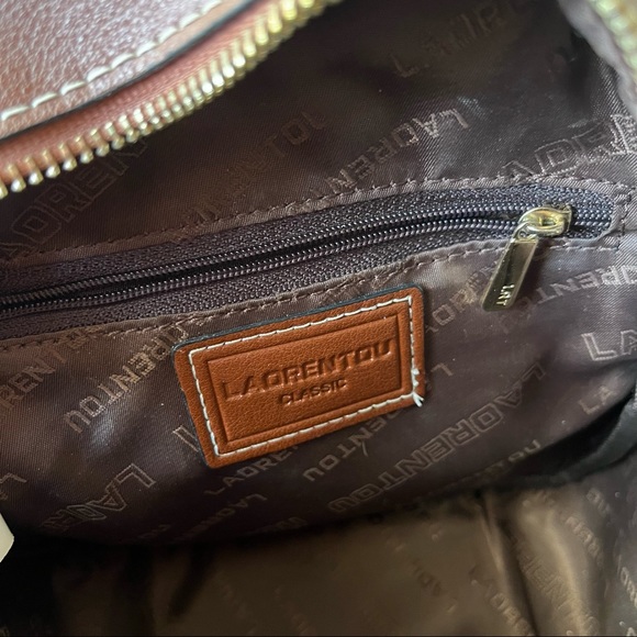 Brown Mini leather backpack - Picture 4 of 4